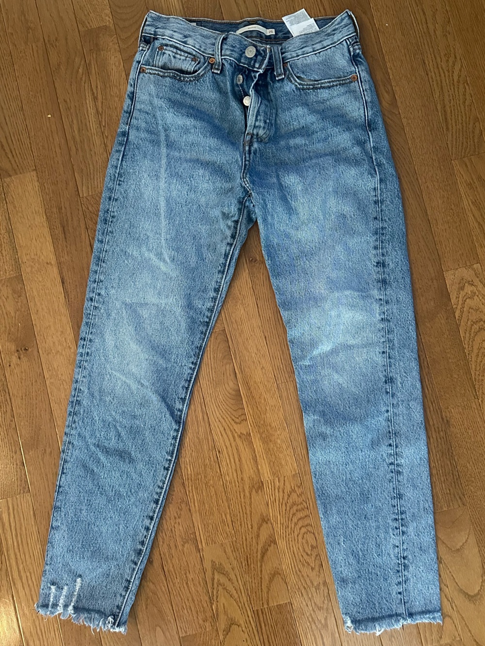 Women’s Levi Wedgie Jeans in Light Blue